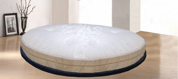 Futon Rond Double Mousse